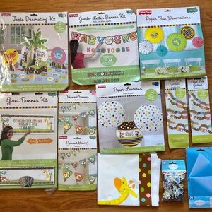 Baby Boy Shower Decoration Kit